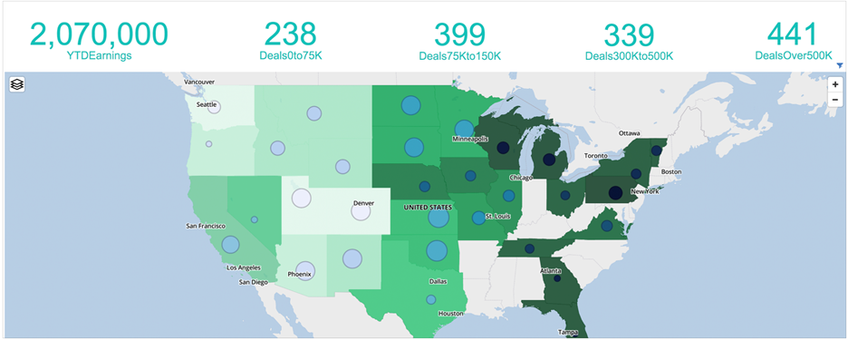 USA Territory Map Illustration